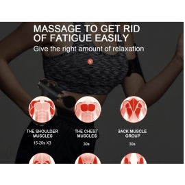 Massager Gun Health Care Masajeador Deep Muscle Stimulator Massage Relax Antistress Body Saude Cellulite Masaje Gimnasio En Casa