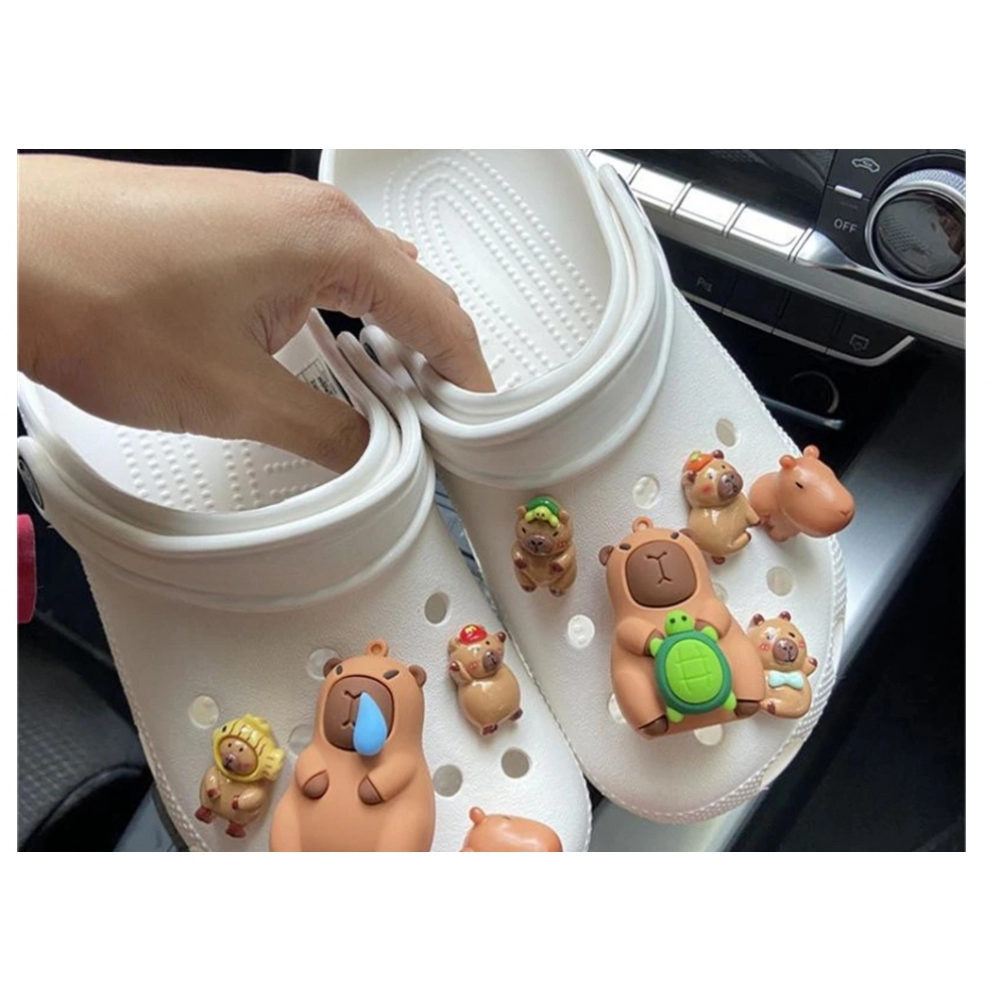 Cute Cartoon Pufferfish Series Shoe Charms Accessories Diy Women's Sandals Shoe Buckle Set Creative Children's Clogs Decoration Cute Cartoon Pufferfish Series Shoe Charms Accessories Diy Women's Sandals Shoe Buckle Set Creative Children's Clogs Decoration