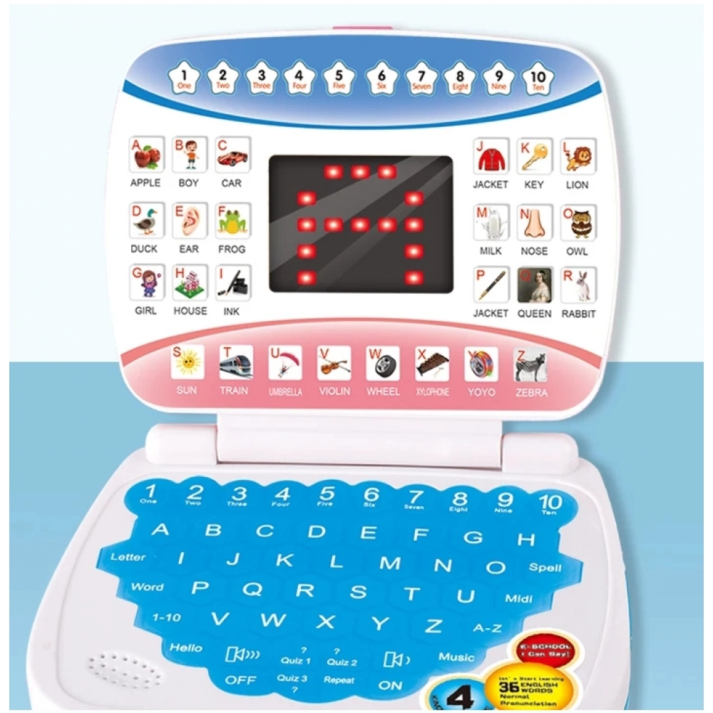 English Learning Machine Laptop Computer Toys Child Electronic Preschool Language Education Gift Toddler Kid Developing Skills English Learning Machine Laptop Computer Toys Child Electronic Preschool Language Education Gift Toddler Kid Developing Skills